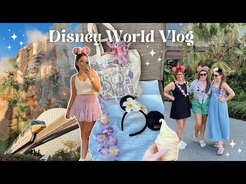 DISNEY WORLD VLOG ✨🏰 DAY 2 | EPCOT, Tambu Lounge, Happily Ever After from the Polynesian Resort!