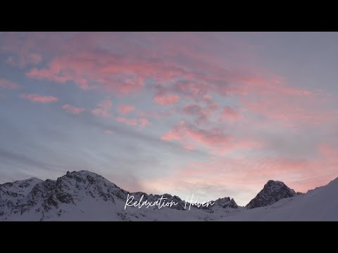 Calming Relaxing Ambient Chime Music with Beautiful Mountains | Relaxation Haven