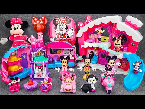 Satisfying with Unboxing Disney Minnie Mouse Pink Sweet Home Roller Coaster | Review Toys ASMR