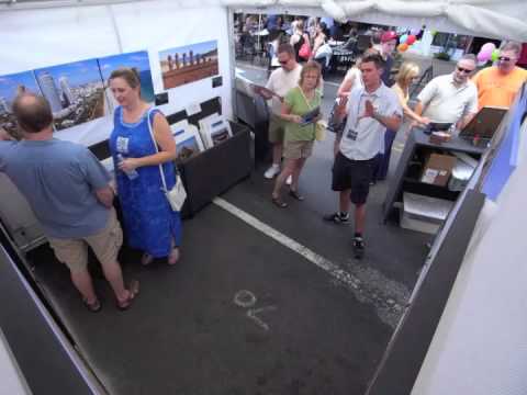 Evan Reinheimer time lapse @ Manayunk Arts Festival - Philadelphia, PA 6/23/2012