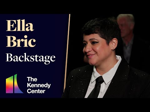 Ella Bric backstage at the 2024 Kennedy Center Honors