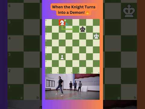 When the Knight Turns into a Demon! 🔥  #chess #magnuscarlsen #pragg #gukesh #vincent #keymer