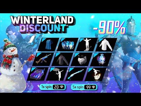 Winterland Special Discount Event🥶| Free Fire 90% OFF Discount Event | Free Fire New Event Today