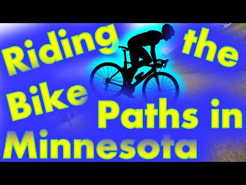 Riding the Bike Paths in MN.