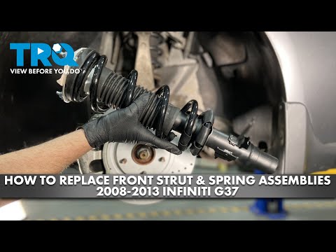 How to Replace Front Strut & Spring Assemblies 2008-2013 INFINITI G37