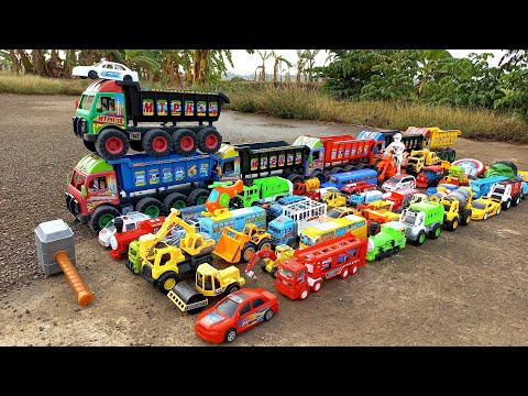 Wow !!! Mobil Truk Tronton Rc Panjang Bongkar Mobil Mobilan Truk Oleng, Dump Truck, Truk Pasir