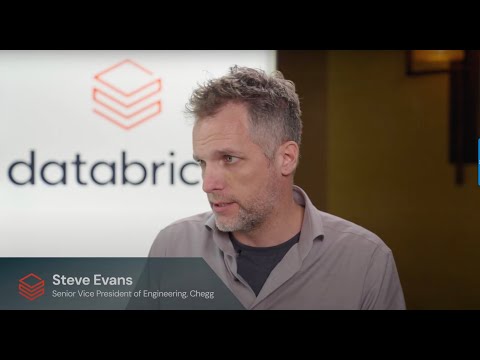 Chegg Eng SVP on Data-Driven Approach to Student Success with Databricks and AWS