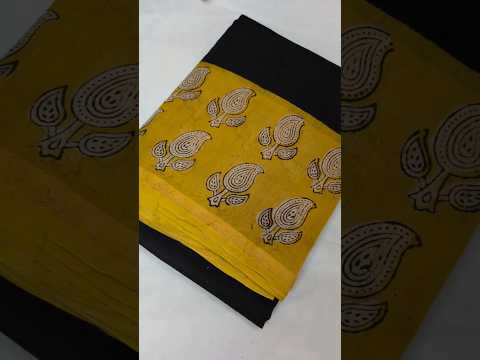 Chanderi Silk Saree | Bagru Print Saree | Handloom Sarees #shopnow