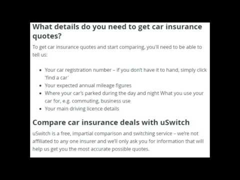 insurance comparison