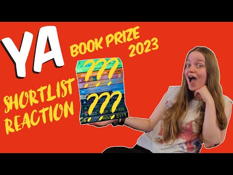 YA BOOK PRIZE 2023 | reacting to the shortlist, showcasing the titles + discussing my predictions