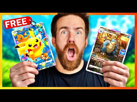 GET THE *NEW* POKEMON PROMO PIKACHU AND BLASTOISE FOR FREE!