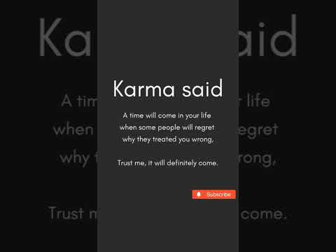 #karma Life Quotes #life #time #viral