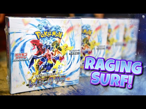 Opening 4x Booster Boxes of Raging Surf!