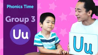 Group 3: Uu | Phonics Time with Masa and Junya | Made by Red Cat Reading