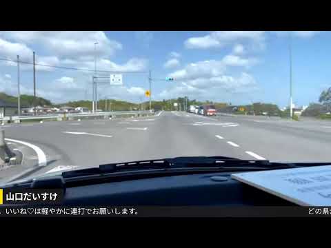 選挙カーの車上から