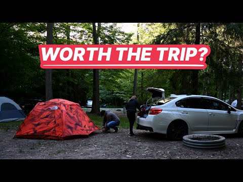 Our First Gridlife Experience while Camping in a WRX STi | Drifting and Time Attack!