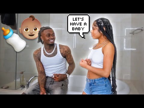 "Let's Have A Baby " Prank On WOODA *Gone Right?😳*