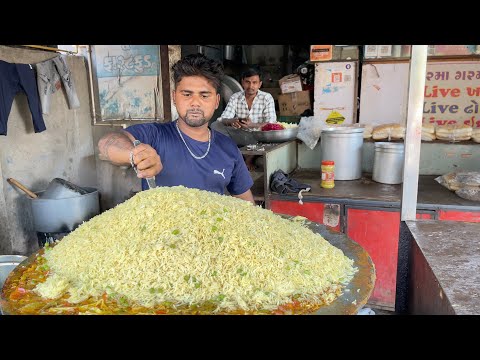 Surat's Most Affordable Tawa Pulav Plate | Street Food