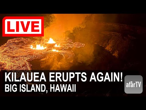 🔴 Live Now:  New Kilauea Volcano Eruption in Hawaii (Multi-Cams)