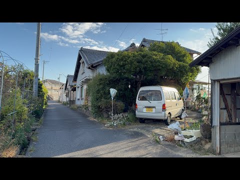 4K Japan Sunny Morning Walk in Quiet Nagoya Kariya Neighbourhood Japan