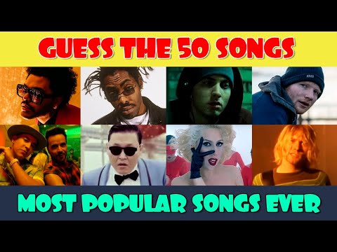 Guess the Song Music Quiz | 50 Most Popular Songs Ever