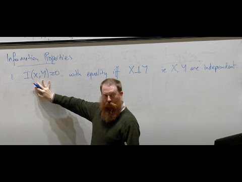 Information Theory, Lecture 2: Basic Properties of Information - 3rd Year Student Lecture