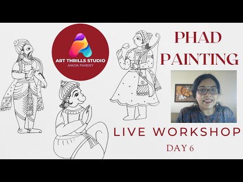 Phad Painting Live Tutorial: Day 6