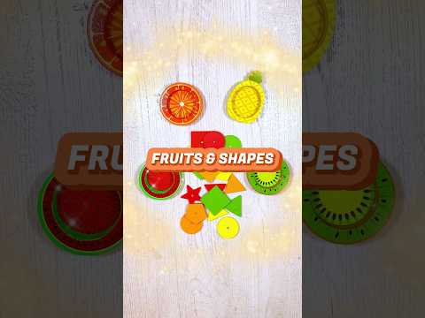 Color Sorting Shapes and Fruits for Toddlers | Educational Activities for Toddlers #shorts