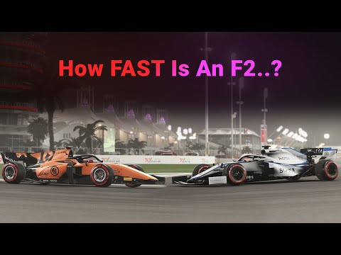 How FAST Is An F2 Compared To The SLOWEST F1? | F1 2020 Gameplay Bahrain