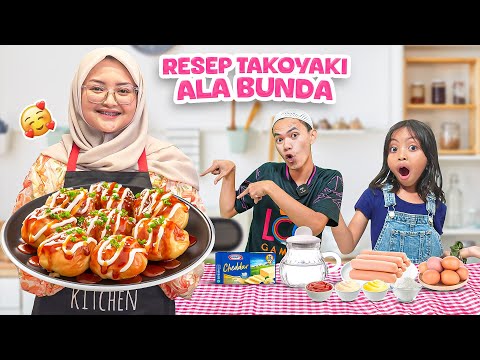 BUNDA DIENA MASAKIN TAKOYAKI UNTUK TIM LEIKA FAMILY  😍 MUKBANG SAMPAI KENYANG