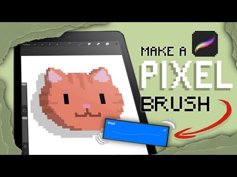 How to make a PIXEL BRUSH in PROCREATE