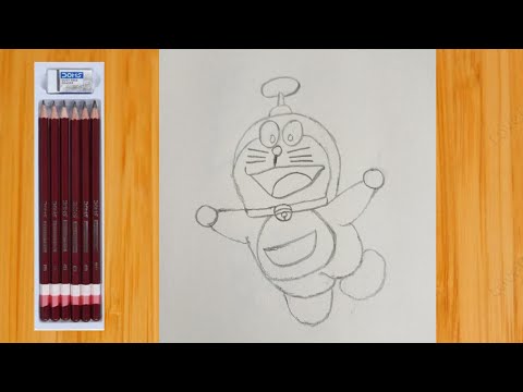 Doremon easy drawing ll doremon sketch ll doremon drawing.#trending #doremon.