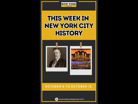 This Week in New York City History!