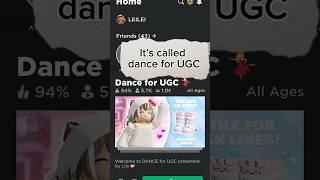 GET FREE UGC BY JUST DANCING🫢😮 #roblox#fyp#freeugc