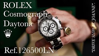 【ロレックス正規店に行ってきました】デイトナ開封  Ref.126500LN 　ROLEX DAYTONA 【4K】unboxing マラソン 新型 116500ln比較