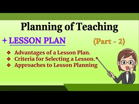 "LESSON PLAN-Planning of Teaching(Part-2)" #Pedagogy #BEd  #YearPlan #LessonPlan #UnitPlan