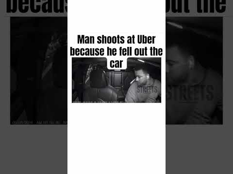 Watch this man shoot at his Uber driver