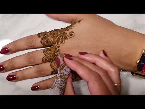 New Simple Freestyle fingers mehndi design