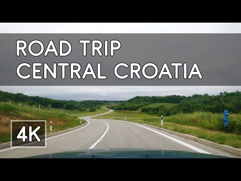 Road Trip: Karlovac to Zagreb Over Pokuplje and Turopolje - Central Croatia - 4K UHD Virtual Travel