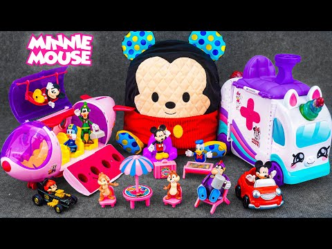 Satisfying with Unboxing Disney Junior Minnie Mouse Airplane Playset | Review Toys ASMR