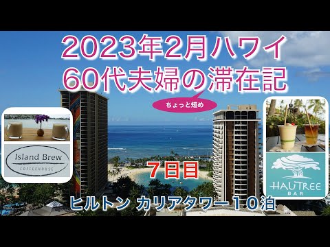 2023年2月【7日目】ハワイカイ「Island Brew  Coffeehouse」COSTCOフードコート 「HAU TREE BAR」