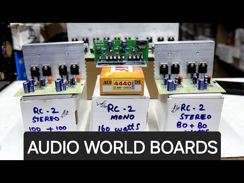 Audio World Board Varieties | 4 Tr Mono and Stereo 2 Models | 5 Channel Boards | Review And Details