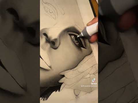 DRAWING LANA (tiktok:raymond.portraits) #art #drawing #shortsvideo #artist