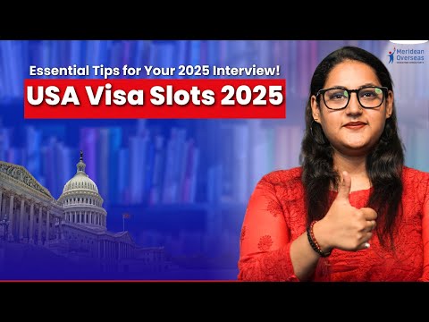 2025 USA Visa Insights | Visa Slots & Interview Tips #education #studyabroad