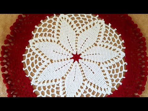 Moti Thalposh ,  very easy and beautiful crochet thalposh doily  woolen Moti rumal design ♥️