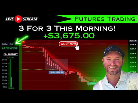 +$3,675 Shorting The Futures Market [ 3 For 3 Trades ]