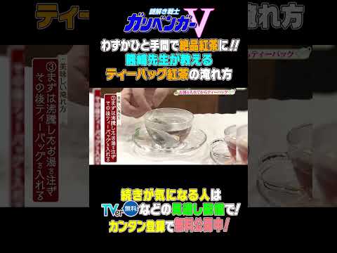 【ガリベンガーV】オンエア内容をチョイ見せ！ 紅茶の謎を解明せよ！名場面集① #私立ガリベン大学 #ゲーム実況 #ガリベンガーv