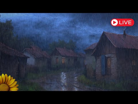 🔴RELAXAR e DORMIR BEM.  BARULHO  da  CHUVA com TROVOADAS Para Deixar sua NOITE mais RELAXANTE💤