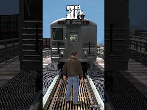 Getting hit by Damn Train in GTA games! #gtaevolution