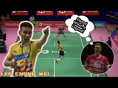 Amazing! 36 Years Old Lee Chong Wei Made Viktor Axelsen Extremely Frustrated Before Retired.